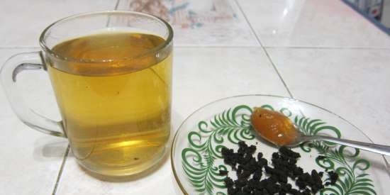 Fermented tea made from leaves of garden and wild plants (master class)