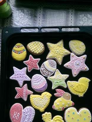 Decoramos galletas de jengibre, galletas