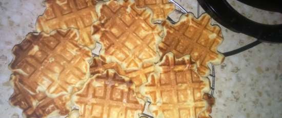 Curd waffles