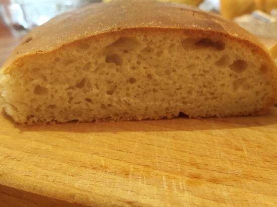 Ciabatta (kneading in a bread machine)