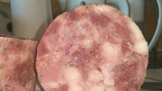 Homemade ham (collection of recipes for a ham maker)