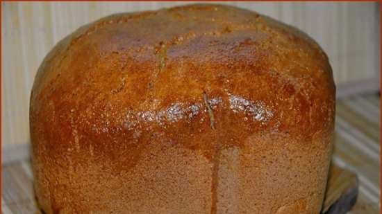 Pane di segale Senza niente (forno, macchina per il pane, pentola a cottura lenta)