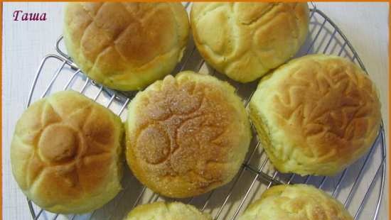 Bollos de melón japoneses Melon Pan