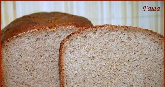 Pane di segale Senza niente (forno, macchina per il pane, pentola a cottura lenta)