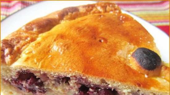 Baskische Cherry Custard Pie