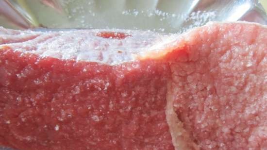 Carne secondo la ricetta dell'inizio del secolo scorso