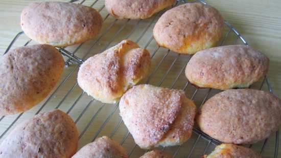 Empanadas de masa de cuajada con acedera