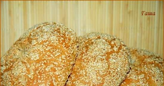 Bagel with sesame seeds