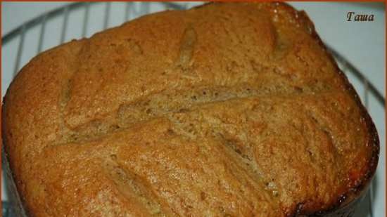 Pane di segale Senza niente (forno, macchina per il pane, pentola a cottura lenta)