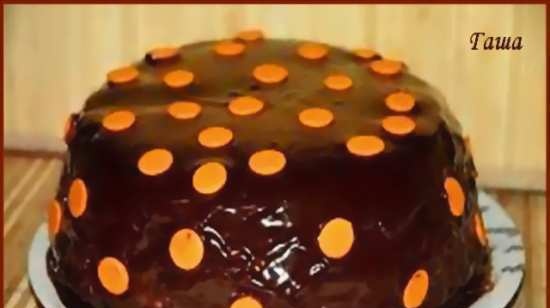 Chocolate pumpkin cake