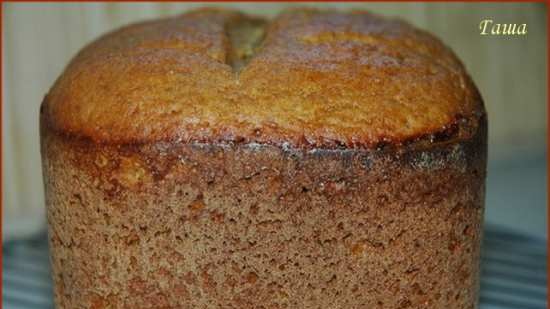 Pane di segale Senza niente (forno, macchina per il pane, pentola a cottura lenta)