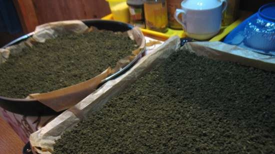 Té fermentado de hoja de frambuesa Radushka