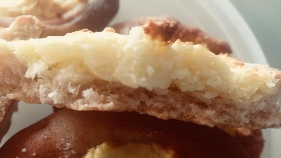 Dough patties with oatmeal and rye flour