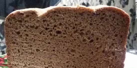 Rye bread Everything is very simple in a bread maker