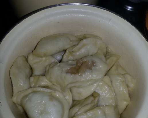 Dumplings al vapor amb sèrum de llet