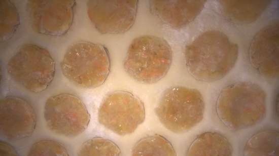 Preparation of meatballs and not only in silicone ice molds