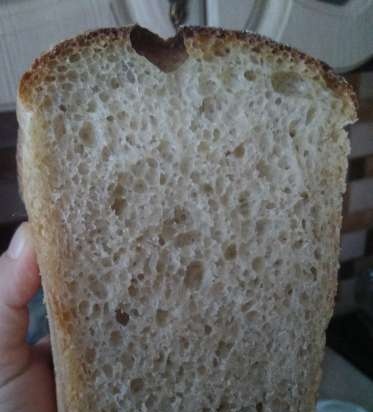 Artisanal bread without kneading