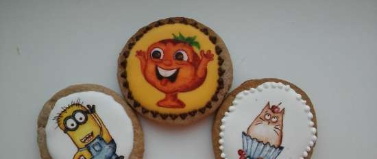 Decoramos galletas de jengibre, galletas