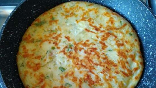 Khachapuri รวดเร็วในลักษณะที่แตกต่างกันใน VVK ย่างแบบสัมผัส