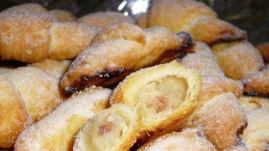 Bagel di lievito di sabbia con marmellata