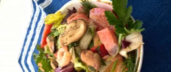 Salad cocktail hải sản cho chồng yêu của bạn