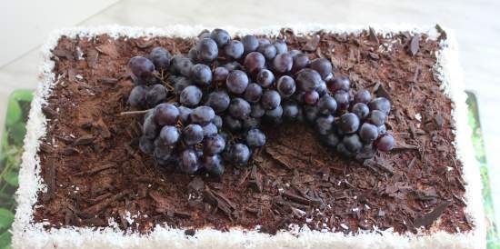 Bunch of grapes cake