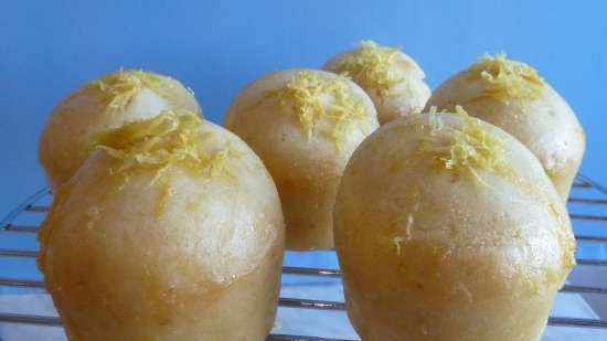 Muffin al limone con miele