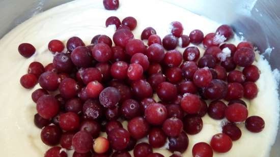 Casseruola di cagliata con frutti di bosco