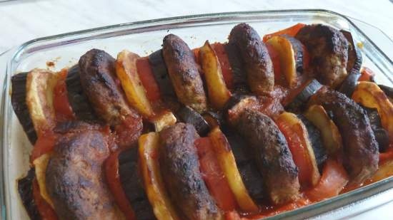 קציצות אפויות עם ירקות (Firinda patates kofte)