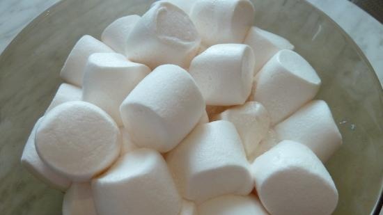 Chocoladetaart met marshmallows