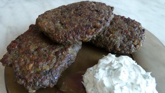 Liver cutlets with potatoes