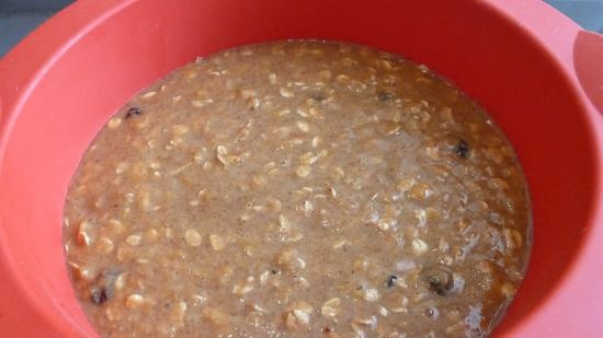 Pastel de calabaza con streusel de avena