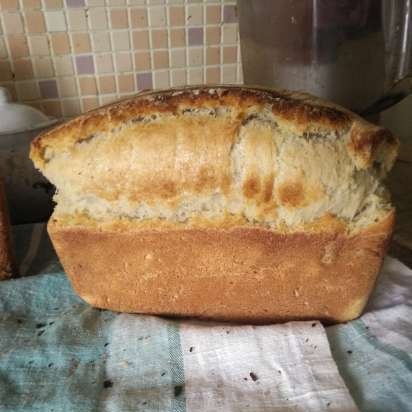 Wheat bread with whole grain flour on Liquid Yeast with fiber from Ivan-tea