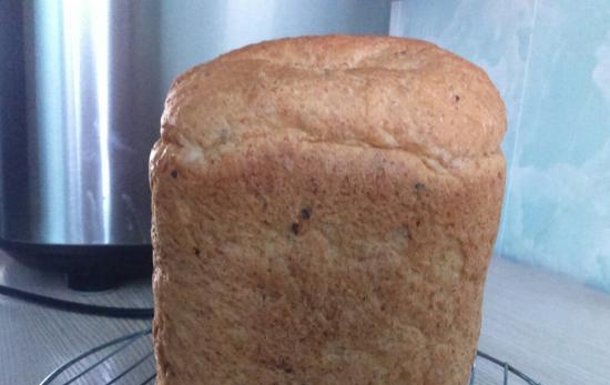 Pane con farina d'avena, crusca, sesamo e semi