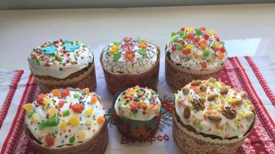 Kulich with Myasoedovskaya in the oven (master class)