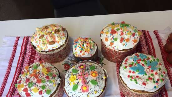 Kulich with Myasoedovskaya in the oven (master class)