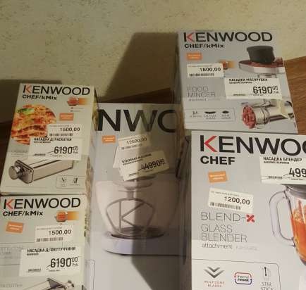 เครื่องครัว Kenwood: ทำงานกับสิ่งที่แนบมา