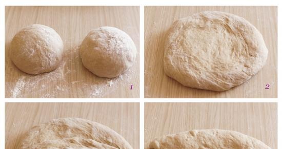 Pane di segale e grano su pasta acida