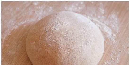 Pane di segale e grano su pasta acida