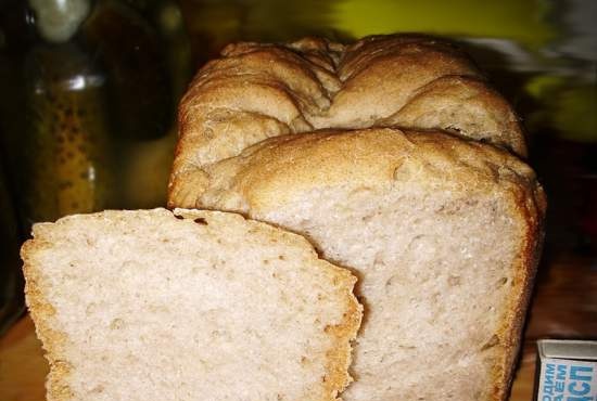 Pan de trigo con masa madre de centeno