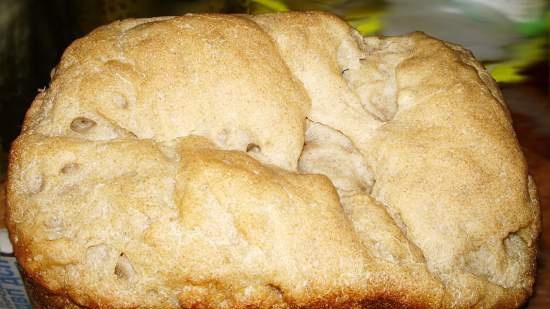 Pan de trigo con masa madre de centeno