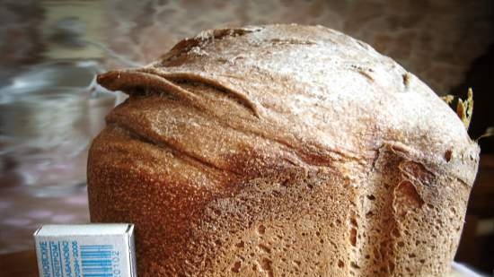 Pan de trigo con masa madre de centeno