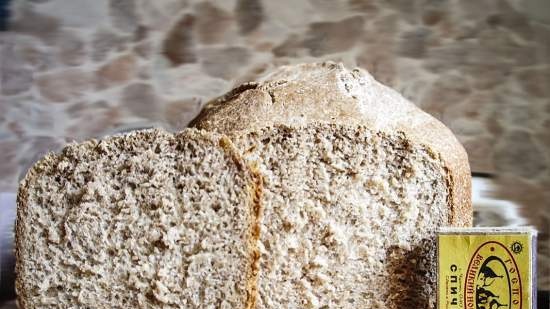 Pan de trigo con masa madre de centeno