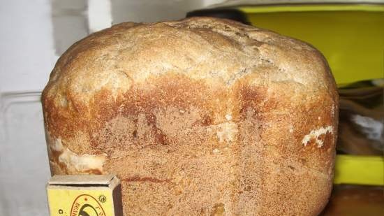 Pan de trigo con masa madre de centeno