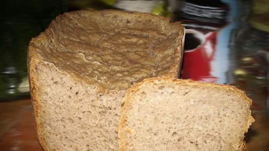 Pan de trigo con masa madre de centeno