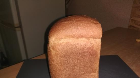 Wheat-buckwheat bread with bran and ascorbic acid