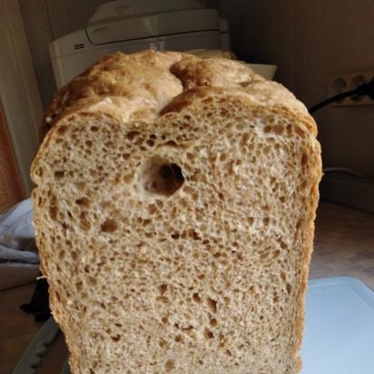 Panasonic 2501. Wheat bread made from flour of the first and second grade