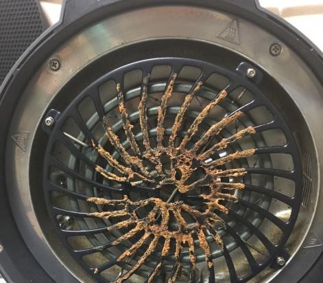 How do I clean my Ninja's grate?