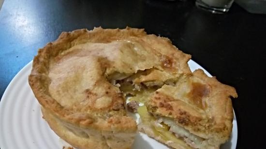 Pastel de carne delicioso