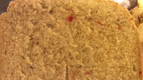 Spicy bread (bread maker)